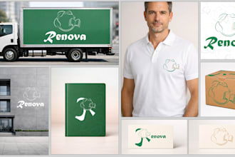 design a unique and professional brand identity for you