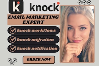 setup knock notification workflow knock migration services