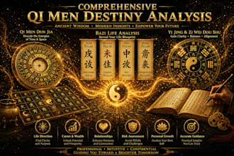 provide professional life analysis using chinese astrology and qimen dunjia