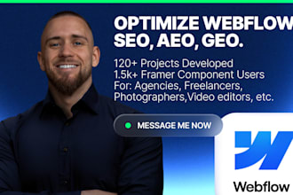 optimize your webflow website for SEO, aeo, and ai search