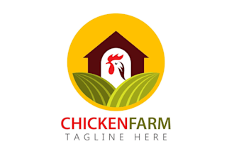 design chicken farm logo