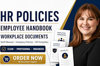 write HR policies employee handbook and workplace documents