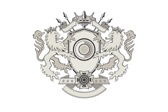 design classic coat of arms logo