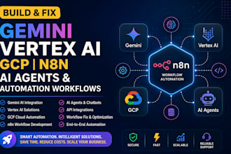 build and fix gemini vertex ai gcp n8n ai agents and automation workflows