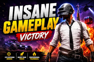 make clickable gaming youtube thumbnails