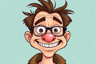 draw a hilariously funny custom character for you