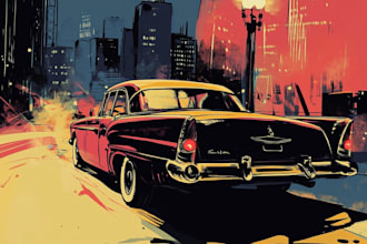 comic book illustration with comic book illustrator