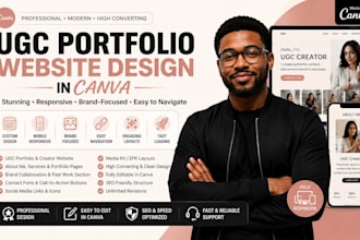 design canva ugc portfolio website redesign canva portfolio and ugc landing page