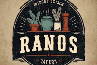 design a vintage, retro logo