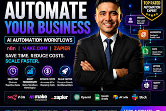 do n8n ai automation workflows, make com zapier api integration