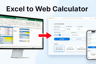 build a custom web calculator or web app for your business
