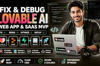 fix lovable replit ai base44 web app dev debugging rork app supabase vibe coding