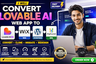 convert lovable ai web app to website clone lovable to wix wordpress ghl