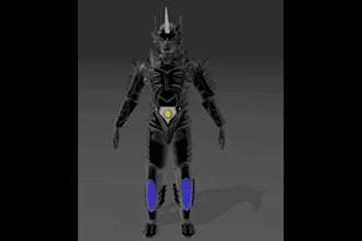 do 3d cosplay creation, props, armor, halloween mask, helmet, 3d printable mode