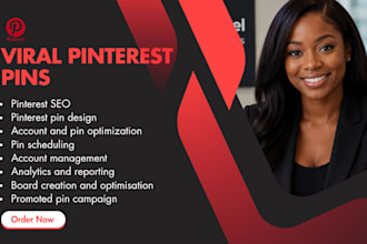 create custom and viral pinterest pins, do social media video ads, video editing