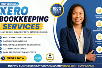 do xero bookkeeping for llc businesses, amazon fba and shopify stores