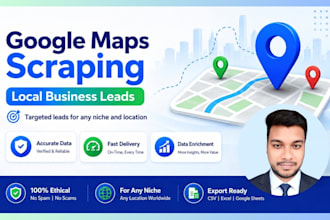 scrape google maps for local business lead generation