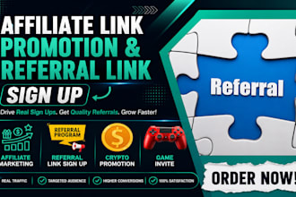 do affiliate referral link promotion, crypto airdrop or affiliate link signup