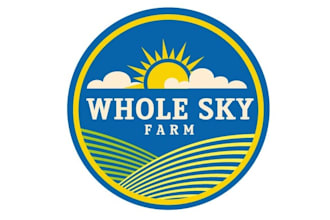create professional logo for a vegan heirloom organic farm