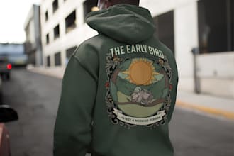 design a streetwear illustration for your clothing brand