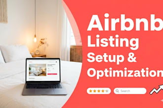 create and optimize and promote your airbnb listing to get more bookings ranking