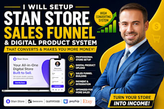 setup profitable stan store system