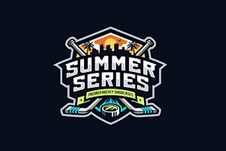 create a unique hockey team logo