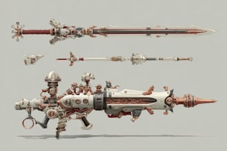 design unique weapons illustrations