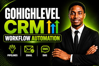 set up gohighlevel CRM and workflow automation