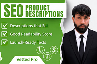 seo product descriptions for amazon and  ebay