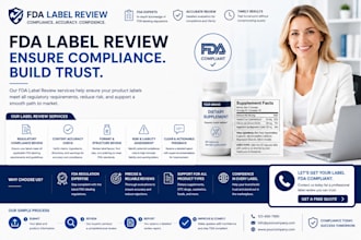 fda fda compliance supplement label label review label design fda registration