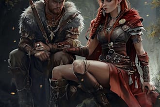 fantasy character art and fantasy character art