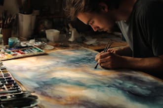 paint watercolor illustration and watercolor art