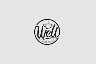 design craft coffee shop logo