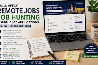 apply remote job, job hunting and submit job application with targeted strategy