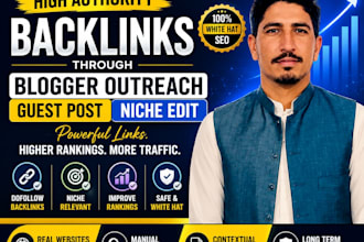 do blogger outreach, backlinks and guest posts