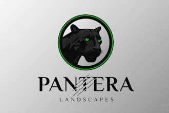 make unique panther logo for your company