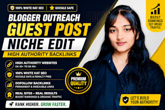 build high authority dofollow SEO backlinks