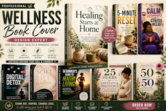 design a professional wellness and self help book cover