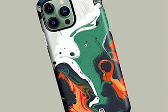 design trendy phone case designs for print on demand businesses