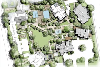 create professional site plans and property maps for real estate