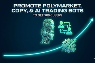 guarantee 900k users for polymarket bot, copy trading bot ai trading bot