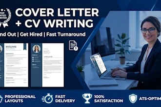 write professional CV, resume and cover letter