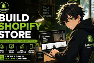 build shopify store or shopify website
