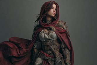 paint a stylized realistic portrait with professional detail