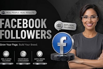 get you 1,000 facebook followers high quality service