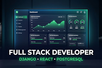 build your django rest API and react app