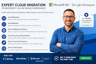 migrate your emails and sharepoint files to microsoft 365 or any where you want
