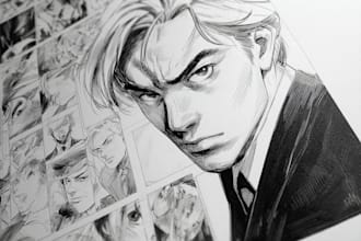 draw a manga or comics page