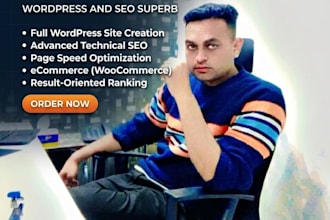 build an SEO woocommerce wordpress website